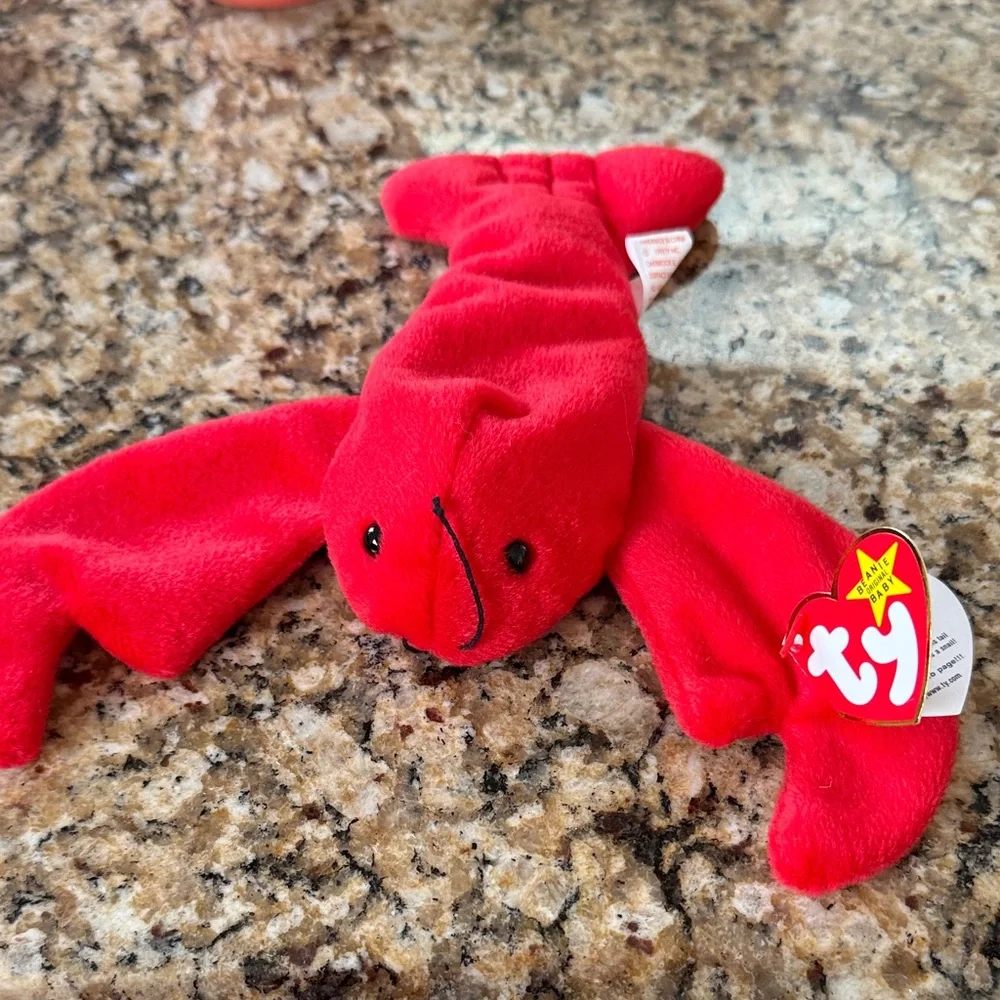 Ty Vibrant Red Lobster Plush for Pets